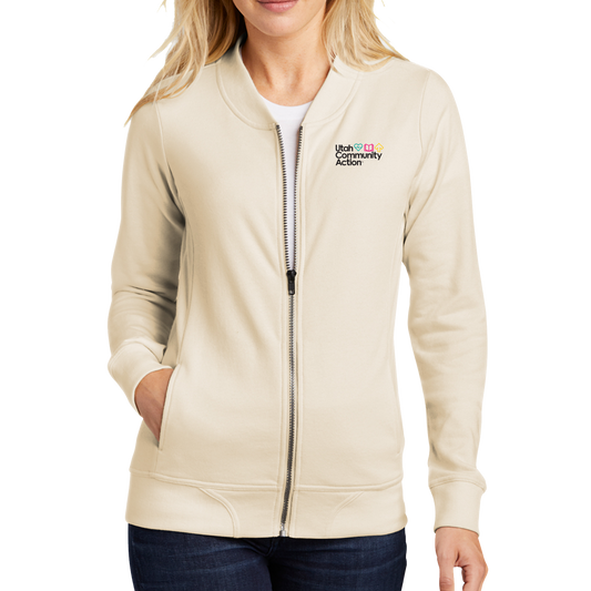 Sport-Tek® Ladies Lightweight French Terry Bomber