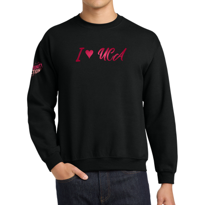 Gildan® - Heavy Blend™ Crewneck Sweatshirt - I Love UCA
