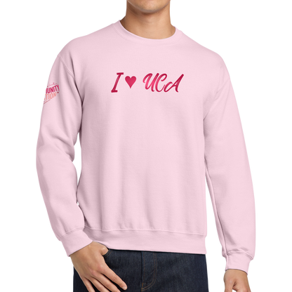 Gildan® - Heavy Blend™ Crewneck Sweatshirt - I Love UCA