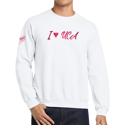 Gildan® - Heavy Blend™ Crewneck Sweatshirt - I Love UCA