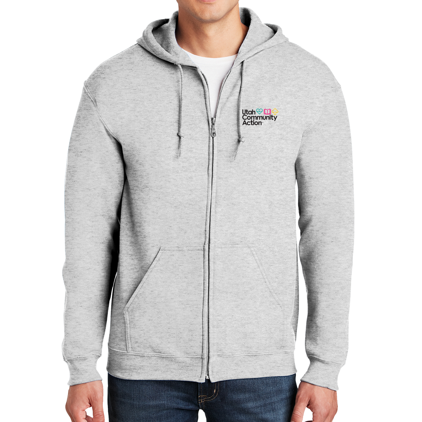 Gildan Unisex Heavy Blend Full-Zip Hooded Sweatshirt