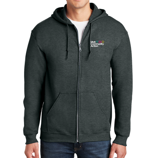 Gildan Unisex Heavy Blend Full-Zip Hooded Sweatshirt - UCA Clearance