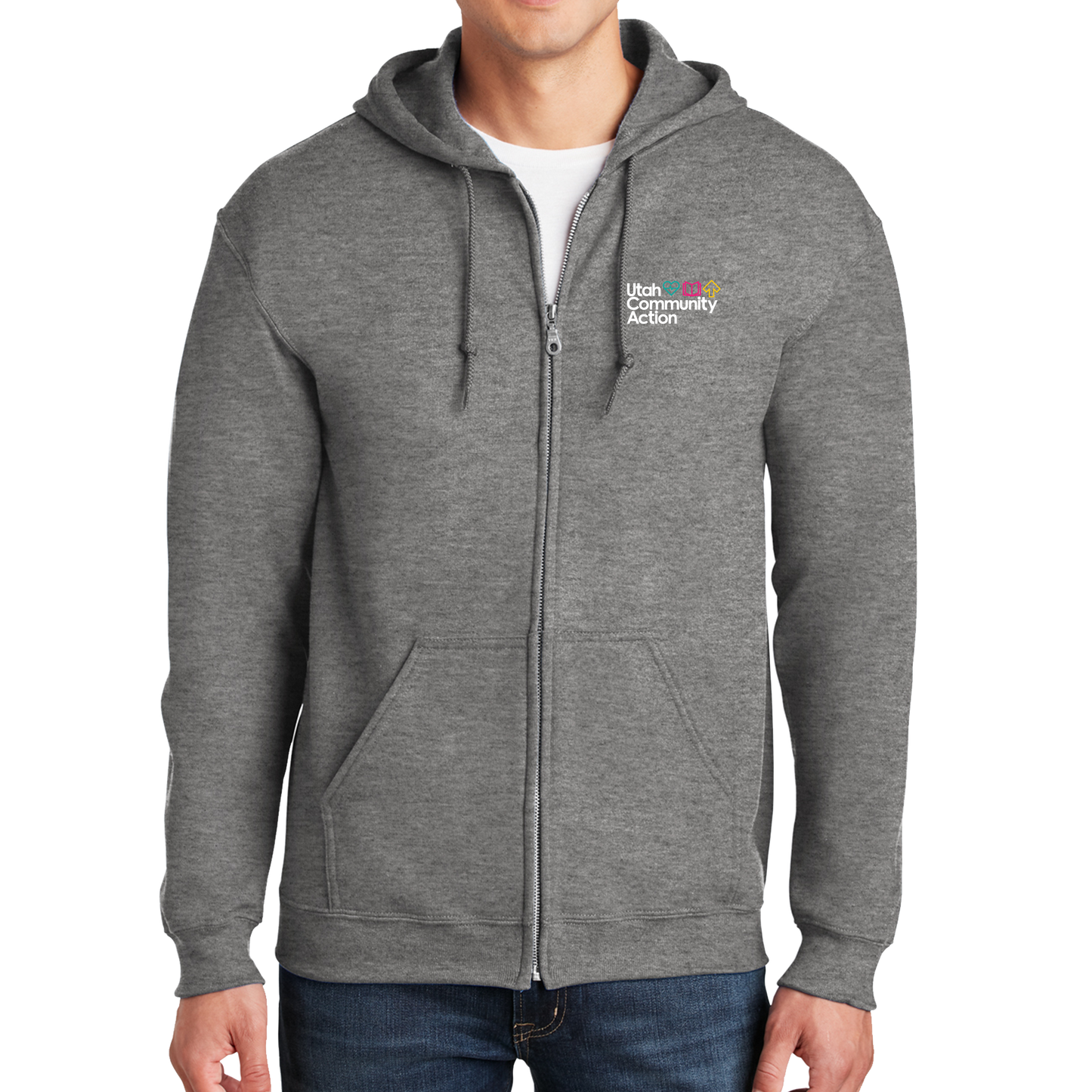 Gildan Unisex Heavy Blend Full-Zip Hooded Sweatshirt