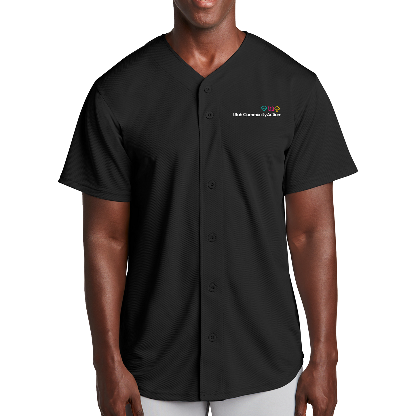 Sport-Tek® PosiCharge® Tough Mesh Full-Button Jersey