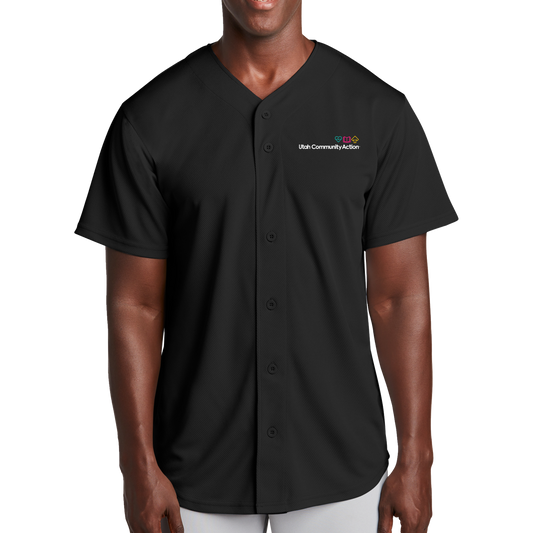 Sport-Tek® PosiCharge® Tough Mesh Full-Button Jersey