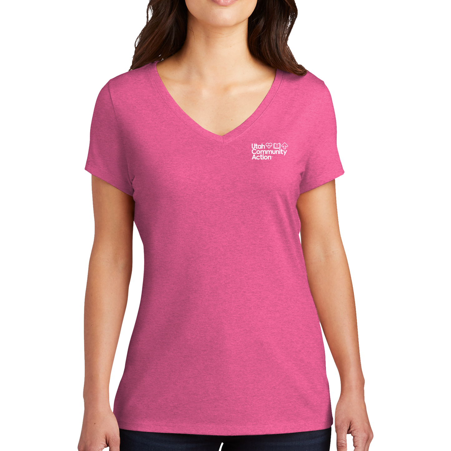 District ® Women’s Perfect Tri ® V-Neck Tee – Utah Community Action Store
