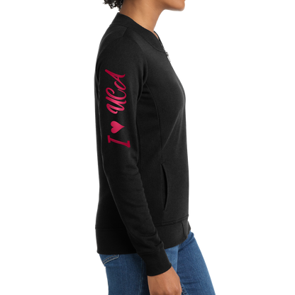 Sport-Tek® Ladies Lightweight French Terry Bomber - I Love UCA
