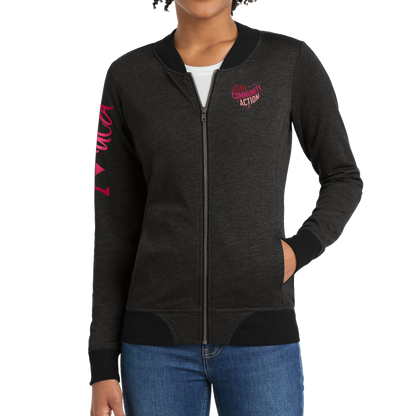 Sport-Tek® Ladies Lightweight French Terry Bomber - I Love UCA
