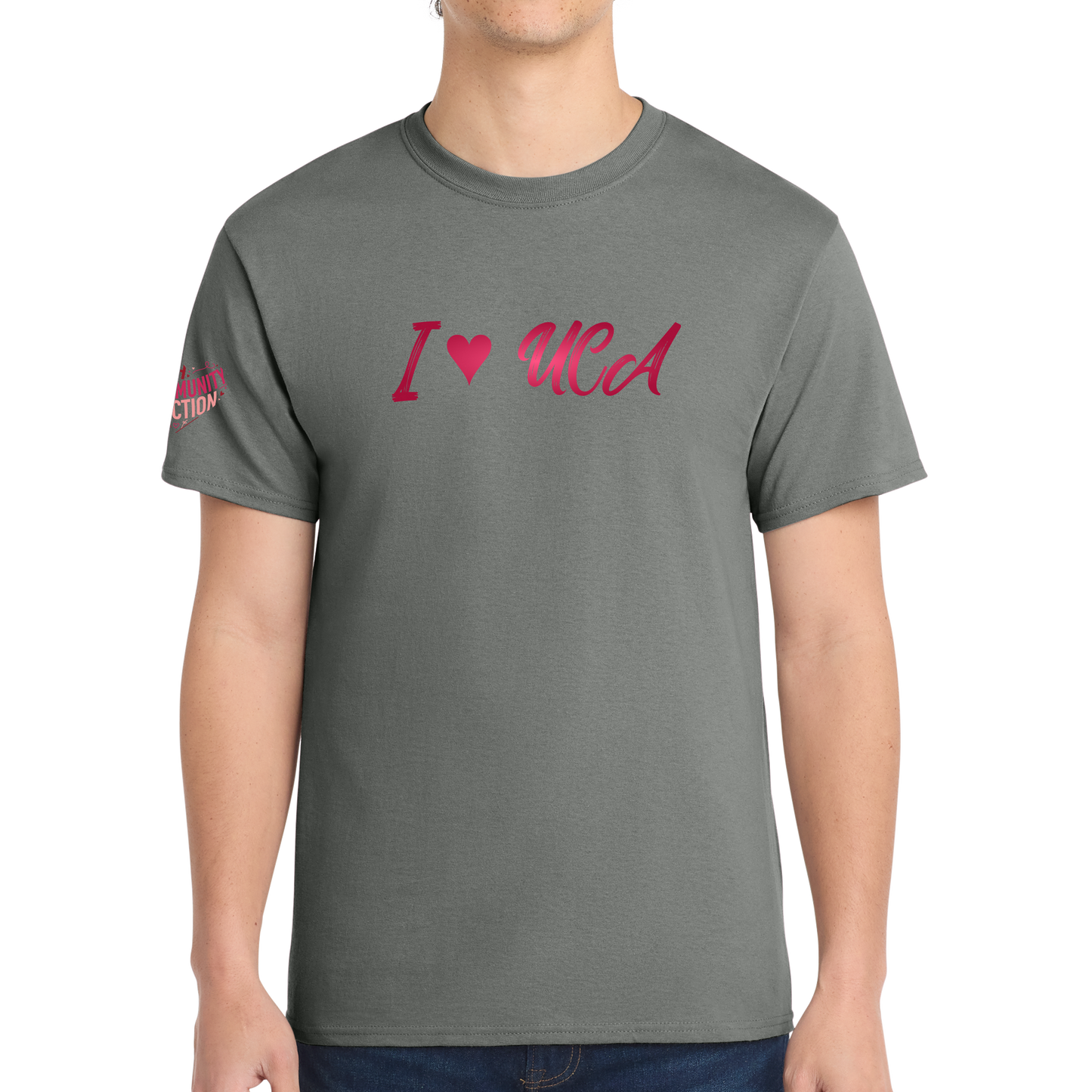 Port & Co™ Core Cotton Tee - I Love UCA