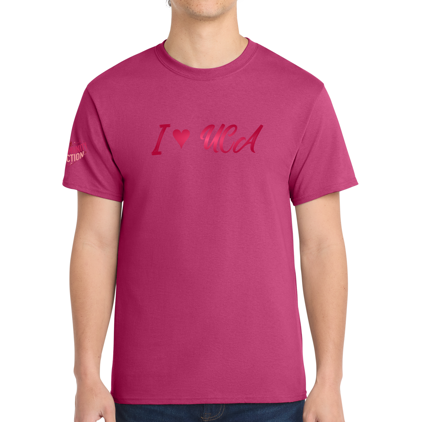 Port & Co™ Core Cotton Tee - I Love UCA