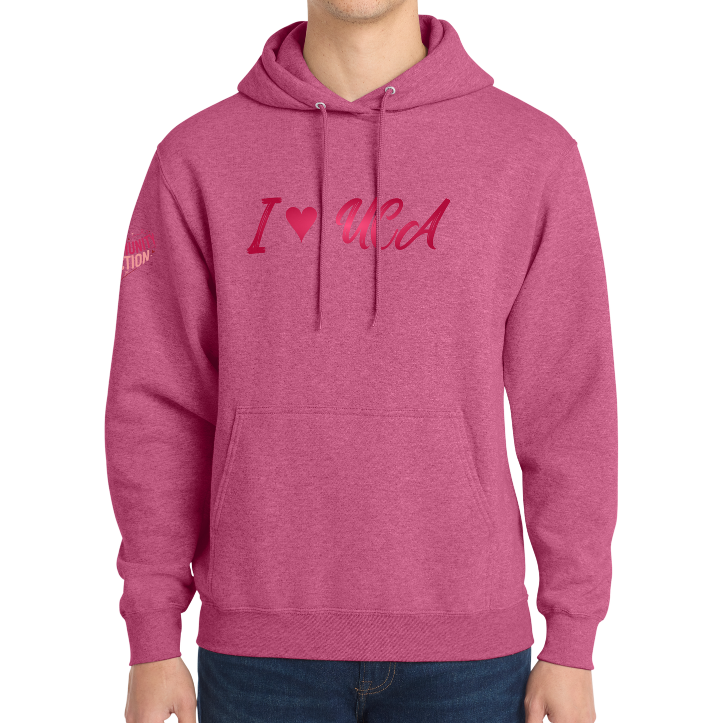 Port & Company® Core Fleece Pullover Hooded Sweatshirt - I Love UCA