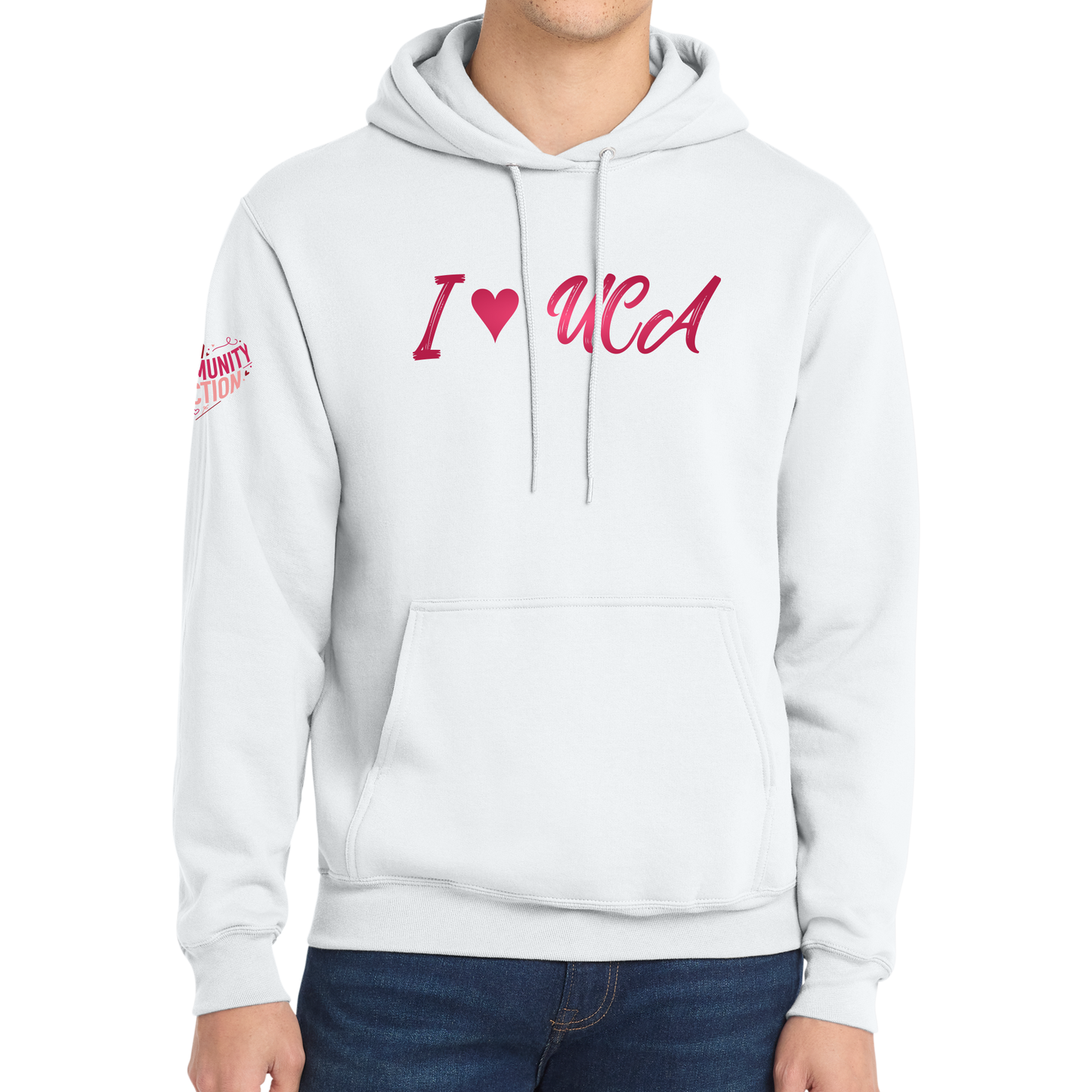 Port & Company® Core Fleece Pullover Hooded Sweatshirt - I Love UCA