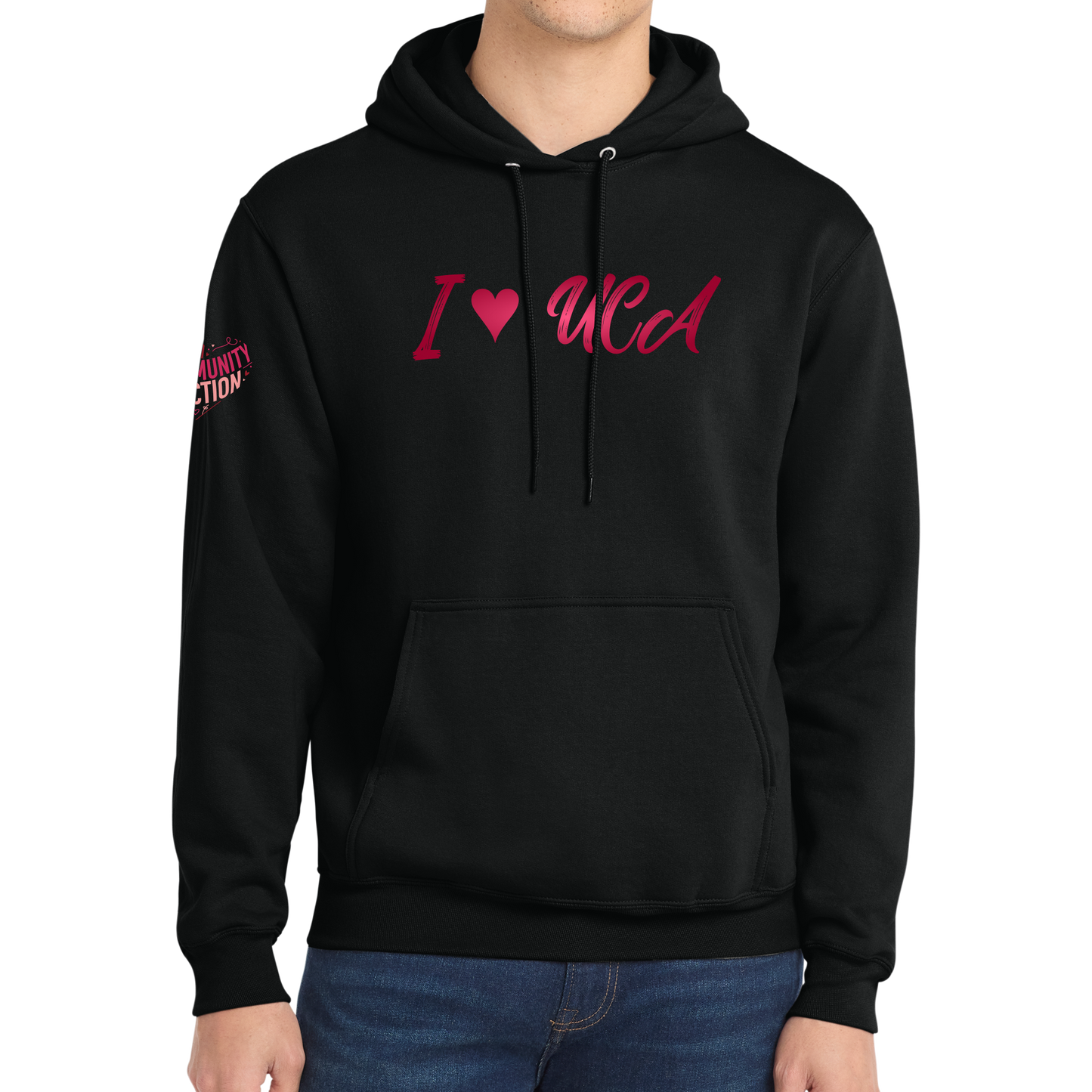 Port & Company® Core Fleece Pullover Hooded Sweatshirt - I Love UCA
