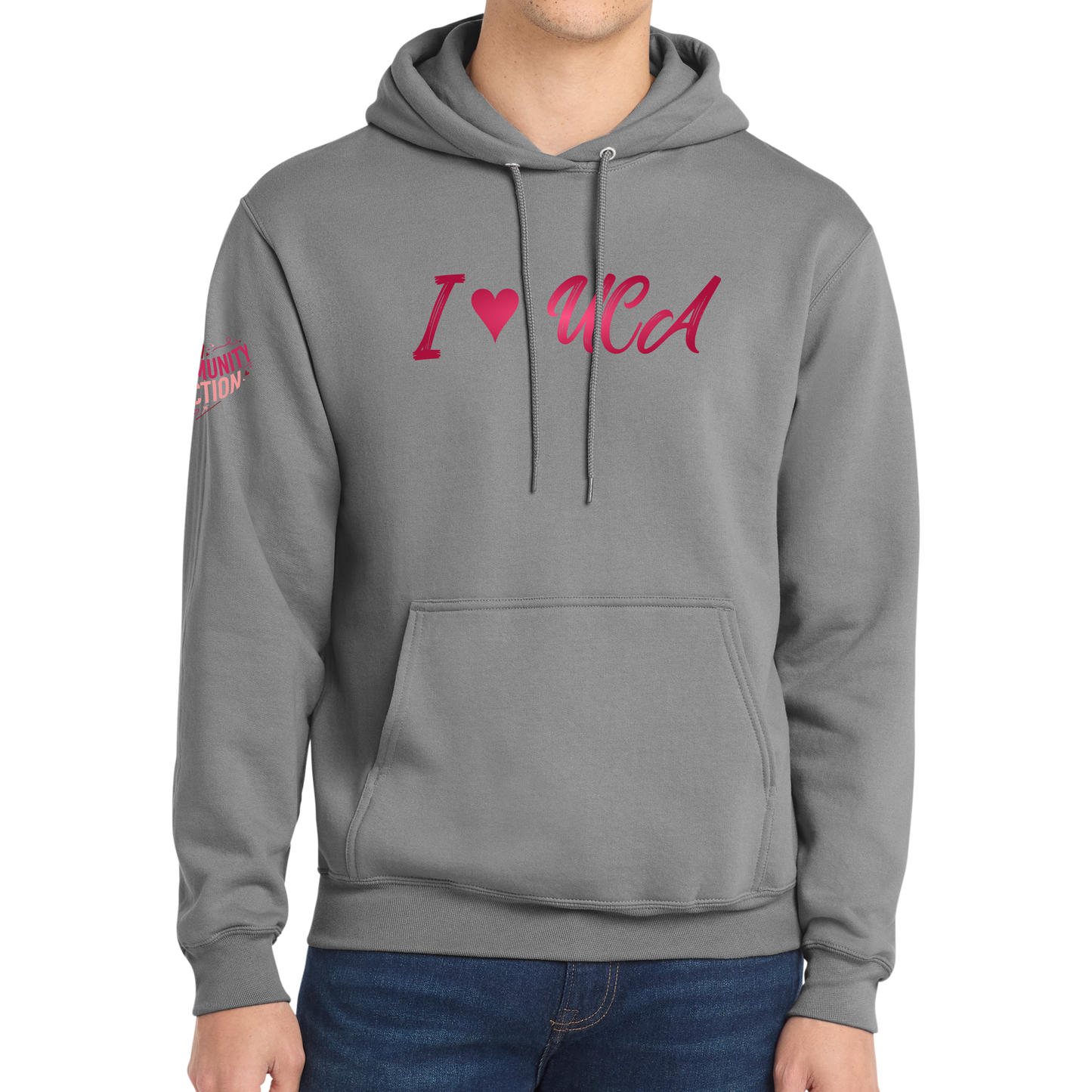 Port & Company® Core Fleece Pullover Hooded Sweatshirt - I Love UCA