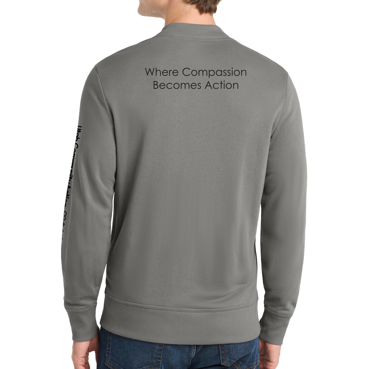 Sport-Tek® Lightweight French Terry Bomber - Where Compassion Becomes Action