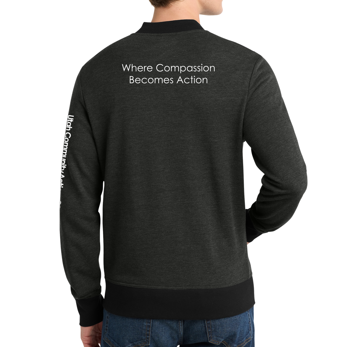 Sport-Tek® Lightweight French Terry Bomber - Where Compassion Becomes Action